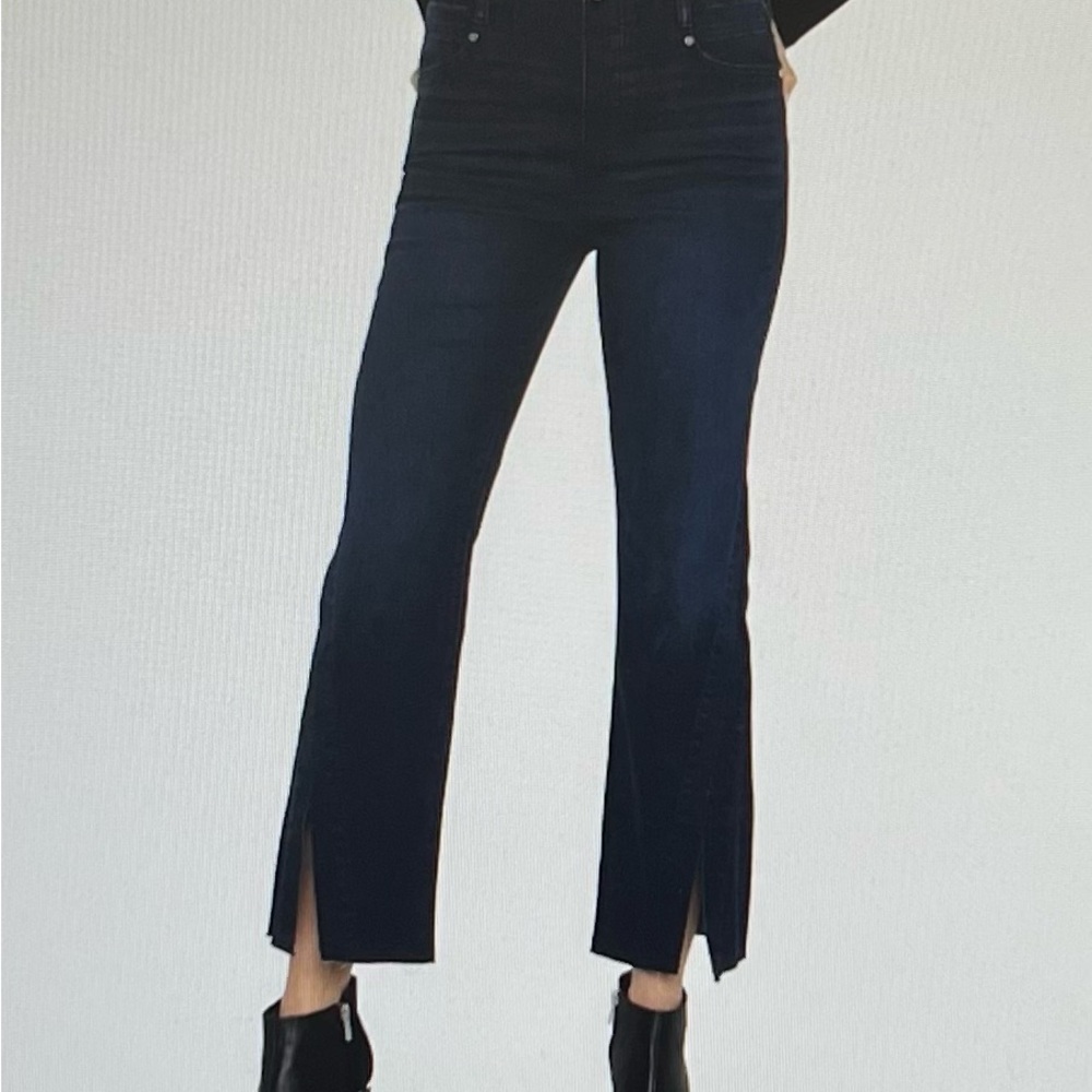 Liverpool Dark Wash Gia Glider Crop Size 10 30